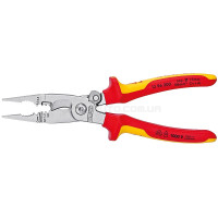 Многофункциональные клещи с пружиной для электромонтажных работ KNIPEX 13 96 200 | 13 96 200