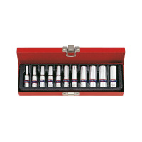 Набор головок 1/4" 11 ед. 6-ти гранные, длинные (4-13mm) | 2511MR Набор головок 1/4" 11 ед. 6-ти гранные, длинные (4-13mm) | 2511MR