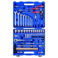 Набір інструментів універсальний 77 од. 1/4"+1/2" 6-ти грані | 7577MR