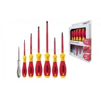 Набір викруток SoftFinish electric SL/PH (7 предм.), VDE та GS, серія 320NK7 | 00834_WH