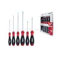 Набір викруток SoftFinish SL/PH (6 предм.), кругле жало, серія 302HK6 SO | 07152_WH Набір викруток SoftFinish SL/PH (6 предм.), кругле жало, серія 302HK6 SO | 07152_WH