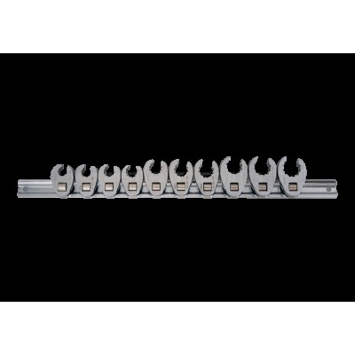Набор разрезных ключей 3/8" (воронья лапка), 10-19 мм, 10 предметов | 1E10MR