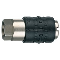 Роз'єм б/с 17/C 1/4F, тип "мама", з'єдн. різьблення 1/4'' внутр., гумовий корпус. | AH020901 Роз'єм б/с 17/C 1/4F, тип "мама", з'єдн. різьблення 1/4'' внутр., гумовий корпус. | AH020901
