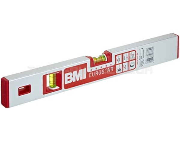 Строительный уровень Eurostar BMI 690040E, точность 0.5 мм/м, длина 40 см | 690040E