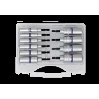 Набір головок 8 - 24 mm 10 предметов KING TONY 1010CMR Набір головок 8 - 24 mm 10 предметов KING TONY 1010CMR