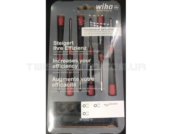 Набір викруток торцевих для гвинтів із зовнішнім шестигранником HEX NUT PicoFinish Wiha 42994 | 42994_WH