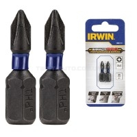 Біта IMPACT PRO 1/4"/25мм PZ1 2шт, IRWIN | IW6061409