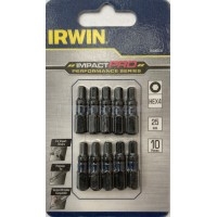 Бита IMPACT PRO 1/4"/25мм HEX4 10шт, IRWIN | IW6061115 Бита IMPACT PRO 1/4"/25мм HEX4 10шт, IRWIN | IW6061115