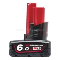 Акумулятор MILWAUKEE M12 B6 6 Ач 4932451395 | 4932451395 Акумулятор MILWAUKEE M12 B6 6 Ач 4932451395 | 4932451395
