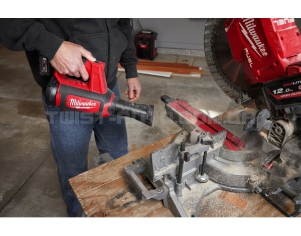 Повітродувка акумуляторна безщіткова M12 BBL-0 (каркас) MILWAUKEE 4933472214