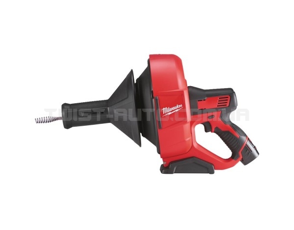 Машина прочищувальна MILWAUKEE M12 BDC6-202C 4933451635 (+ заряд.пристрій, 2 акум., ємність для зберігання)