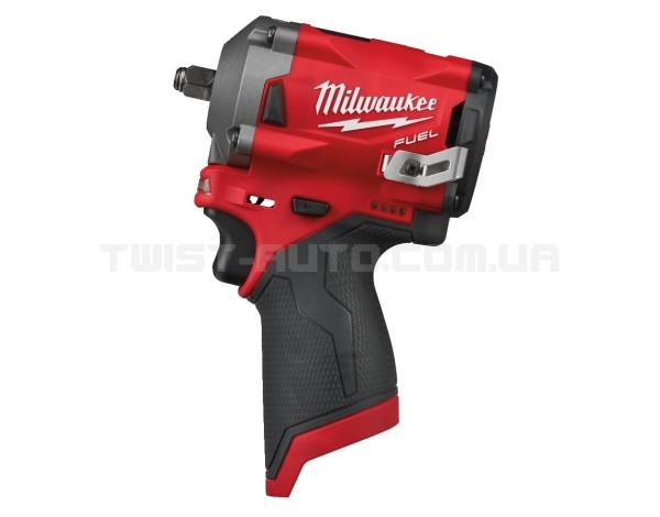 Гайковерт аккумуляторный бесщёточный MILWAUKEE 3/8" (339 Нм) M12 FIW38-0, с кольцом(каркас) 4933464612