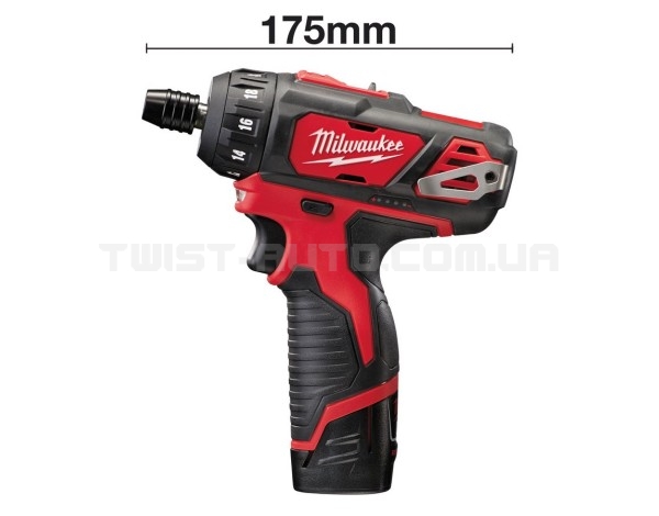 Шуруповерт мом. 30 Нм, MILWAUKEE M12 BD-0 4933441910