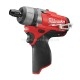 Шурупокрут акумуляторний 1/4 дюйма HEX MILWAUKEE, M12 CD-0, 37Нм