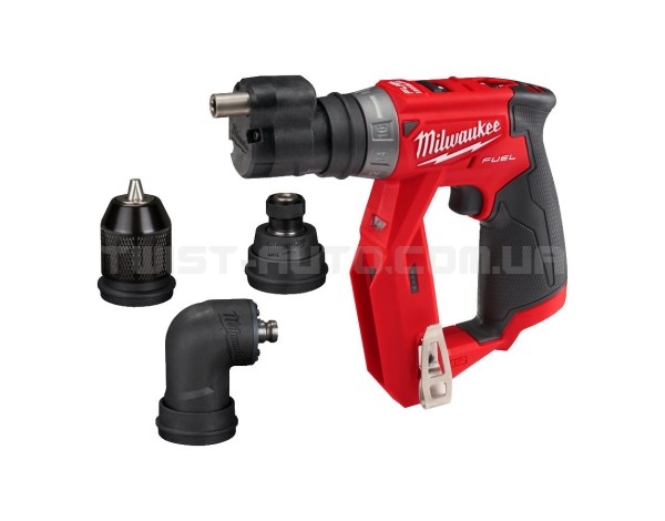 Дриль-шурупокрут акумуляторний MILWAUKEE, M12 FDDXKIT-0X, 34Нм (4 насадки FIXTEC, HD кейс)