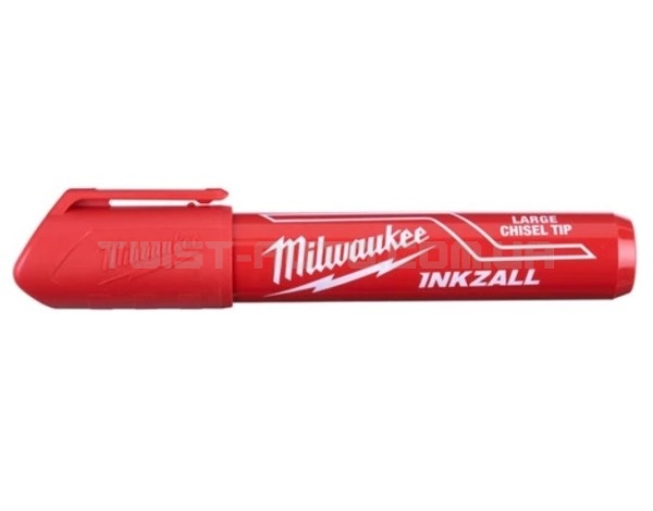 Маркер для будмайданчика InkZAll MILWAUKEE, великий (L), червоний (48223256)