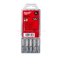 Набір бурів SDS-PLUS с 4-мя кромками що ріжуть MILWAUKEE 4932352835 MILWAUKEE ACC 4932352835 Набір бурів SDS-PLUS с 4-мя кромками що ріжуть MILWAUKEE 4932352835 MILWAUKEE ACC 4932352835