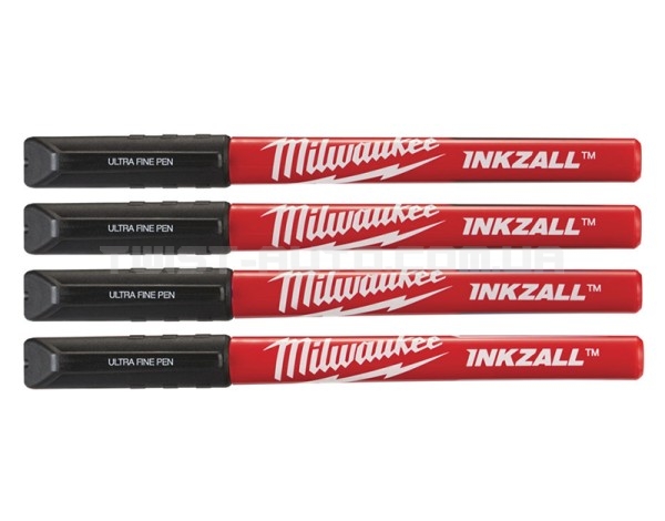 Набір ручок MILWAUKEE INKZALL Fine Tip (Чорний) тонких 48223164 | 48223164