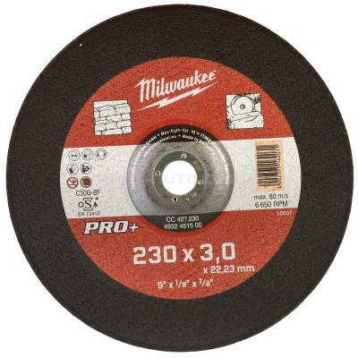 Отрезной диск по камню CC 42/230х3 PRO+ (1 шт) | 4932451500
