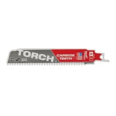 Полотно для шабельної пили TORCH CARBIDE MILWAUKEE,150мм/ крок зуба 3,6мм, (метал) MILWAUKEE ACC 48005201