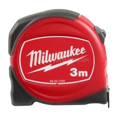 Рулетка MILWAUKEE SLIMLINE S3/16 3 м 48227703| 48227703