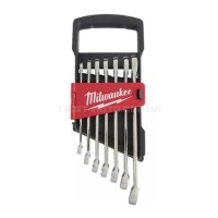 Набір метричних ключів рожково-накидних MAX BITE MILWAUKEE, (7шт), (10-17мм) MILWAUKEE ACC 4932464257 Набір метричних ключів рожково-накидних MAX BITE MILWAUKEE, (7шт), (10-17мм) MILWAUKEE ACC 4932464257