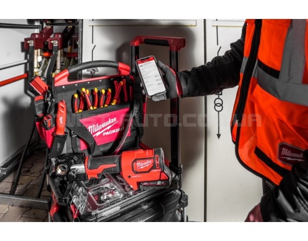 Обжимник гідравлійчний акумуляторний для кабелів MILWAUKEE M18 HCCT-201C ONE-KEY (+ заряд.пристрій, 1 акум., HD кейс)