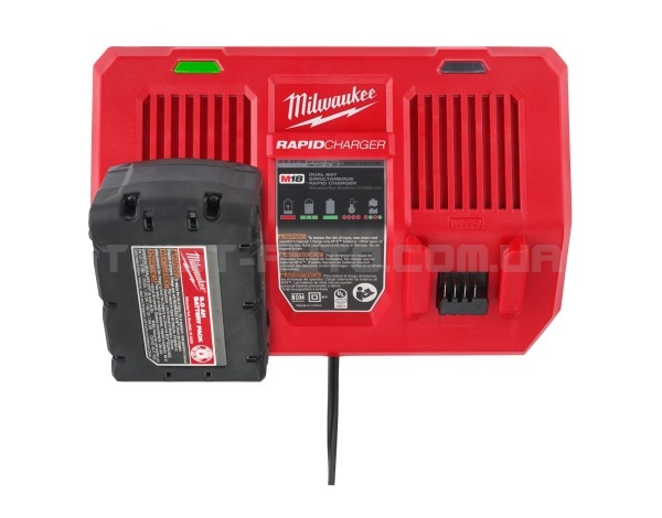 Швидкий зарядний пристрій MILWAUKEE M18 DFC на два порти 4932472073 | 4932472073