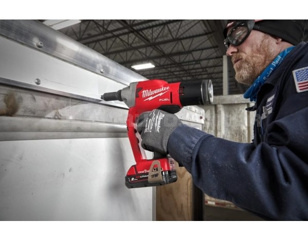 Заклепочник акумуляторний MILWAUKEE M18 ONEFPRT-0X, діаметр закл. 4,8-7,0мм (HD кейс)