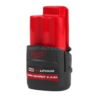 Аккумулятор MILWAUKEE M12 HB2.5 (High Output) | 4932480164 Аккумулятор MILWAUKEE M12 HB2.5 (High Output) | 4932480164