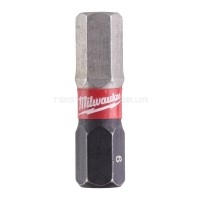 Насадка Milwaukee SHOCKWAVE Hex6 25мм (2шт) | 4932430897 Насадка Milwaukee SHOCKWAVE Hex6 25мм (2шт) | 4932430897