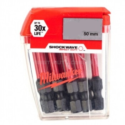 Насадка Milwaukee SHOCKWAVE PH2 50мм (10 шт) | 4932430855