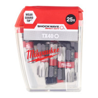 Насадка Milwaukee SHOCKWAVE TX40 25мм (25 шт) | 4932430889