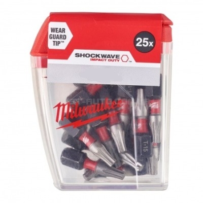 Насадка Milwaukee SHOCKWAVE PH2 25мм (25 шт) | 4932430853