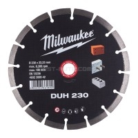 Диск алмазний MILWAUKEE DUH 230, діаметр 230мм MILWAUKEE ACC 4932399542