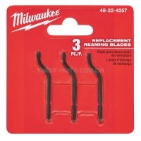 Леза змінні для зняття стружки та облою MILWAUKEE, (3шт) MILWAUKEE ACC 48224257