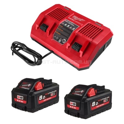 Акумулятор Li-Ion M18 HNRGO4-802 NRG Kit Outdoor IN2 MILWAUKEE 4932492936