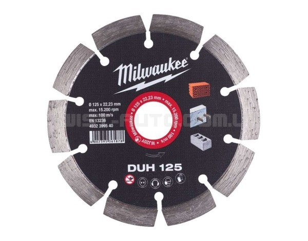 Диск алмазний Milwaukee DUH 125