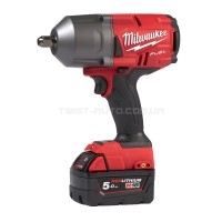 Гайковерт високомоментний MILWAUKEE 1/2" (1491 Нм) з піном M18 FHIWP12-502X FUEL (2акб+ЗП) | 4933459693
