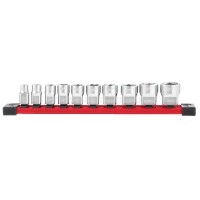 Набор дюймовых торцевых головок с посадкой 3/8'' - 10 шт.MILWAUKEE MILWAUKEE ACC 4932492508 Набор дюймовых торцевых головок с посадкой 3/8'' - 10 шт.MILWAUKEE MILWAUKEE ACC 4932492508