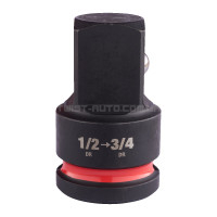 Перехідник для головок ShW 1/2 квадрат-3/4 квадрат (1 шт) MILWAUKEE MILWAUKEE ACC 4932480355 Перехідник для головок ShW 1/2 квадрат-3/4 квадрат (1 шт) MILWAUKEE MILWAUKEE ACC 4932480355