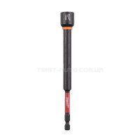 Торцева головка 1/4 дюйма, шестигранна, 13 мм/150 мм Shockwave, ударостійка Milwaukee 4932492443 MILWAUKEE ACC 4932492448 Торцева головка 1/4 дюйма, шестигранна, 13 мм/150 мм Shockwave, ударостійка Milwaukee 4932492443 MILWAUKEE ACC 4932492448