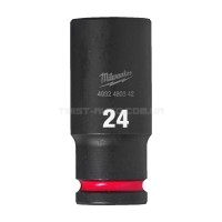 Головка ShW 1/2 24 мм, подовжена (1 шт) (заміна для 4932352857) MILWAUKEE ACC 4932480342 Головка ShW 1/2 24 мм, подовжена (1 шт) (заміна для 4932352857) MILWAUKEE ACC 4932480342