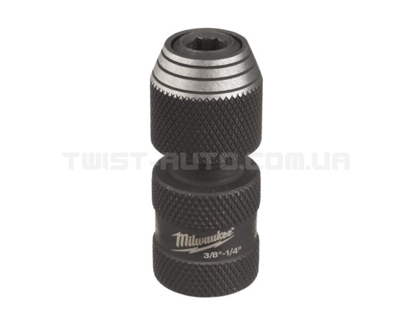 Перехідник із 3/8" квадратний хвостовик на 1/4" HEX MILWAUKEE