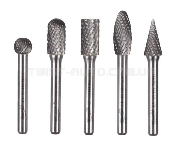 Набір твердосплавних борфрез TC 6 X 12.7MM 5 предметів MILWAUKEE 4932493576