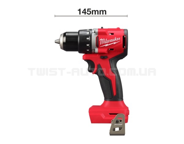 Дриль-шурупокрут акумуляторний безщітковий MILWAUKEE M18 BLDDRC-0 61Нм