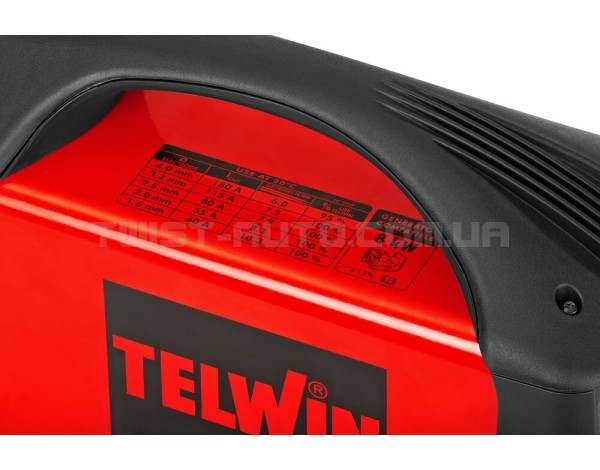 Зварювальний апарат Telwin FORCE 205 230V PLASTIC CARRY CASE