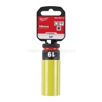 Головка ударна довга 1/2дюйма 19мм (пластик) AUTO MILWAUKEE MILWAUKEE ACC 4932493372 Головка ударна довга 1/2дюйма 19мм (пластик) AUTO MILWAUKEE MILWAUKEE ACC 4932493372