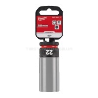 Головка ударна довга 1/2 дюйма 22мм (пластик) AUTO MILWAUKEE MILWAUKEE ACC 4932493374 Головка ударна довга 1/2 дюйма 22мм (пластик) AUTO MILWAUKEE MILWAUKEE ACC 4932493374