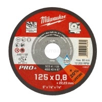 Диск відрізний по металу MILWAUKEE.W Pro+ SCS42 125x0.8mm MILWAUKEE ACC 4932498201 Диск відрізний по металу MILWAUKEE.W Pro+ SCS42 125x0.8mm MILWAUKEE ACC 4932498201